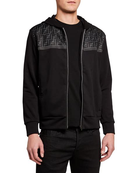 fendi men's sweater|fendi zip up hoodie.